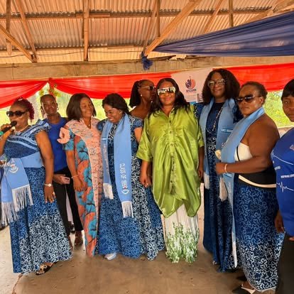 Benjamin Family Initiative women and participants at a large outreach event