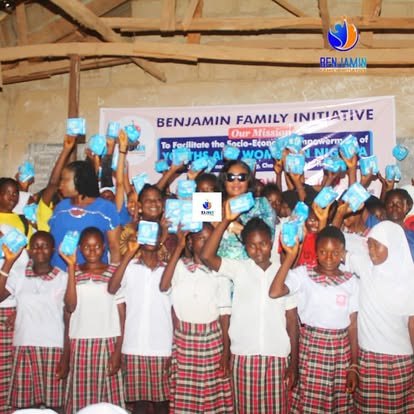 School girls participating in Equal Pad Initiative outreach