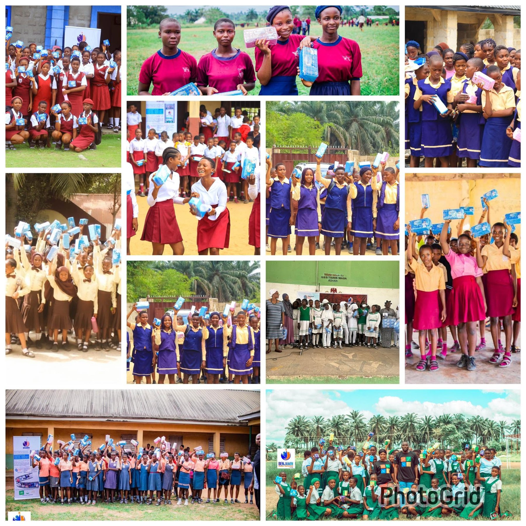 Benjamin Family Initiative programme collage